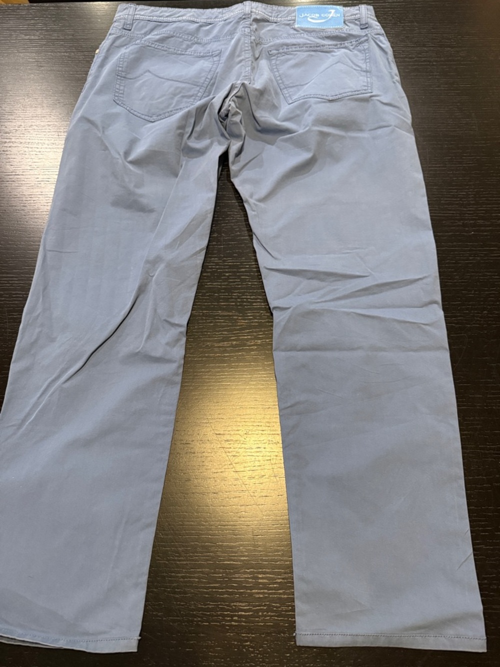 Jacob Cohen Slate Blue Cotton Trousers